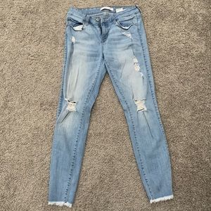 Light Denim Ripped Jeans